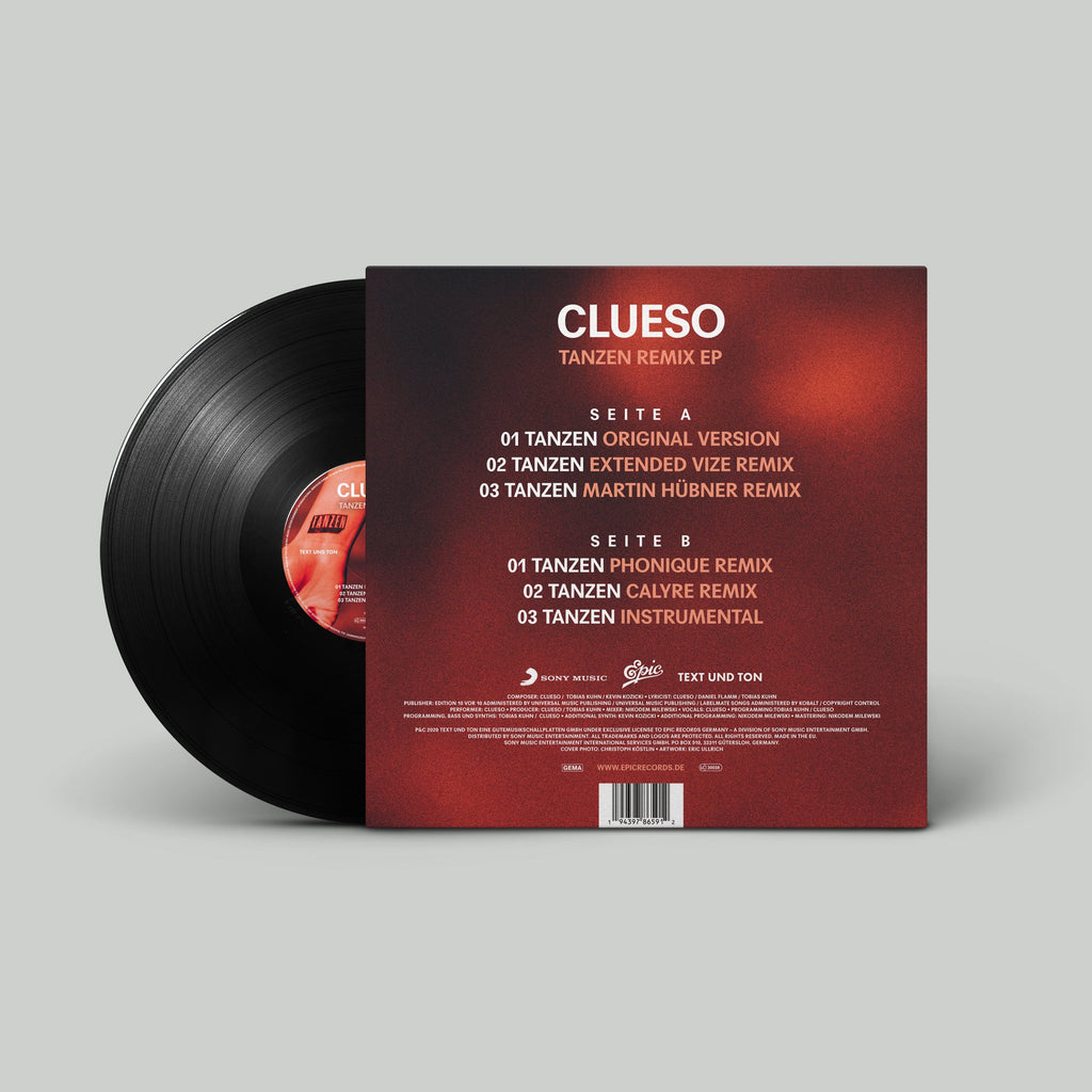 CLUESO Tanzen Remix EP  Vinyl